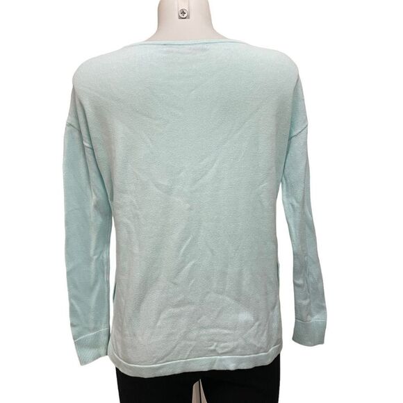 Lilly Pulitzer mint green pineapple sequin embellished sweater top size XXS - Picture 4 of 10